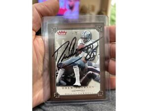 Drew Pearson Autographed Fleer Greats Card - Dallas Cowboys